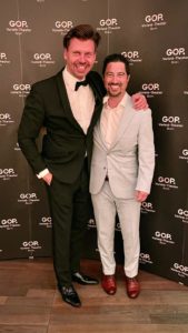 Dari und Kiu auf der Spendengala von Beta Huminitarian Help